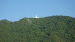 都井岬灯台は灯高255ｍの山の上
